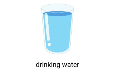 drinking water